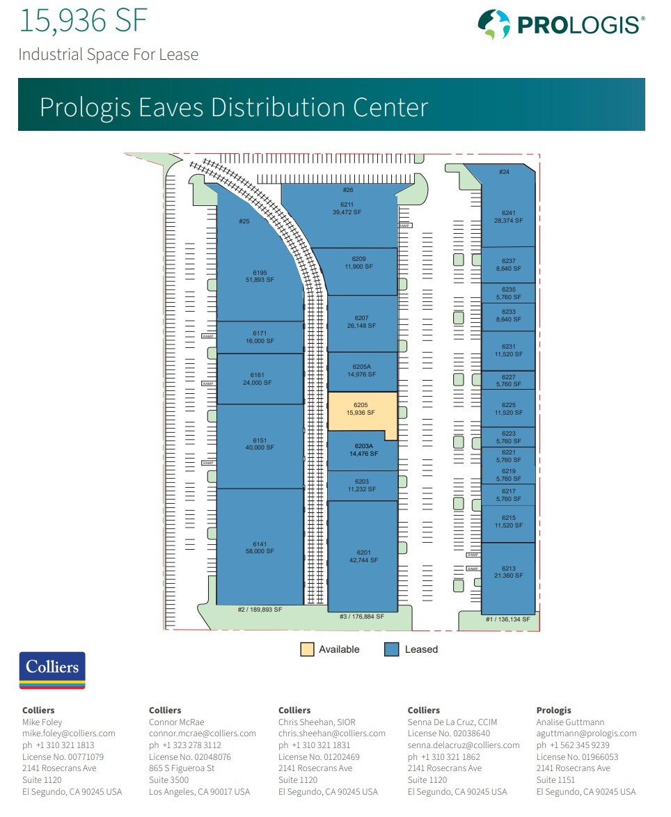 6141-6195 Randolph St, Commerce, CA for lease Floor Plan- Image 1 of 1