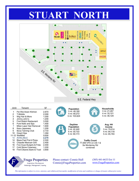 2101-2189 SE Federal Hwy, Stuart, FL for lease - Site Plan - Image 2 of 6