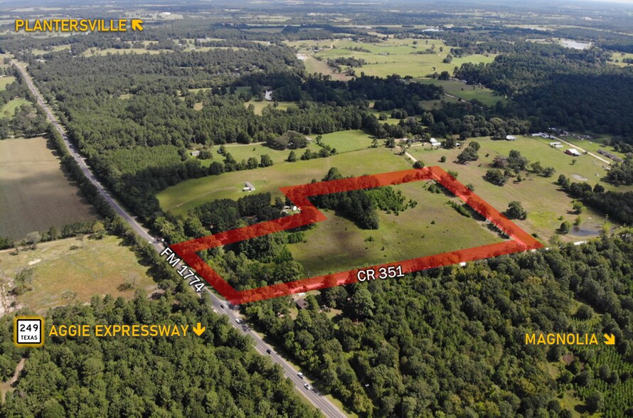 FM 1774 & CR 351, Plantersville, TX 77363