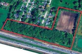 NEC of I-80 & Briggs St, Joliet, IL - AERIAL  map view