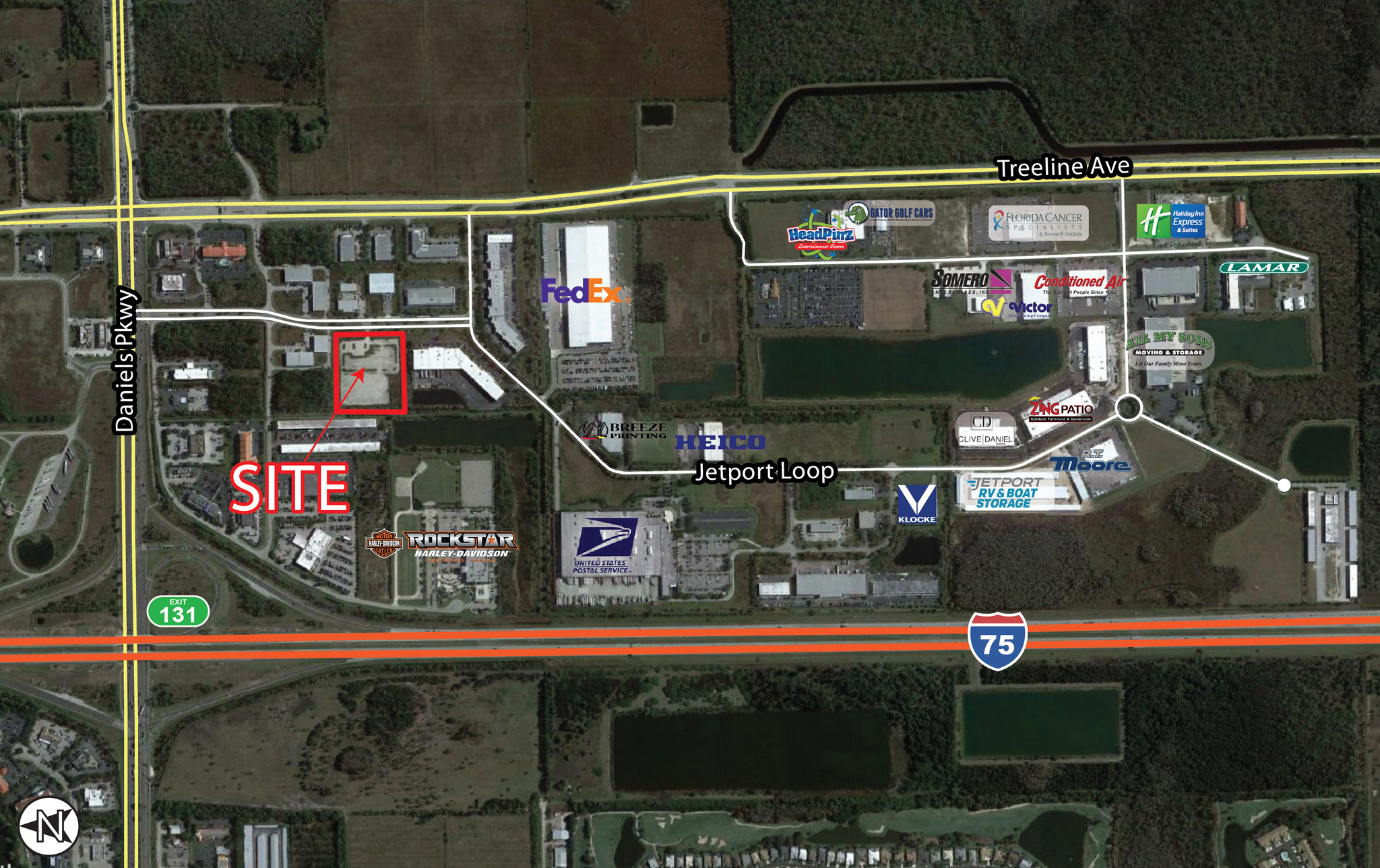 13770 Jetport Commerce Pkwy, Fort Myers, FL for lease Aerial- Image 1 of 5