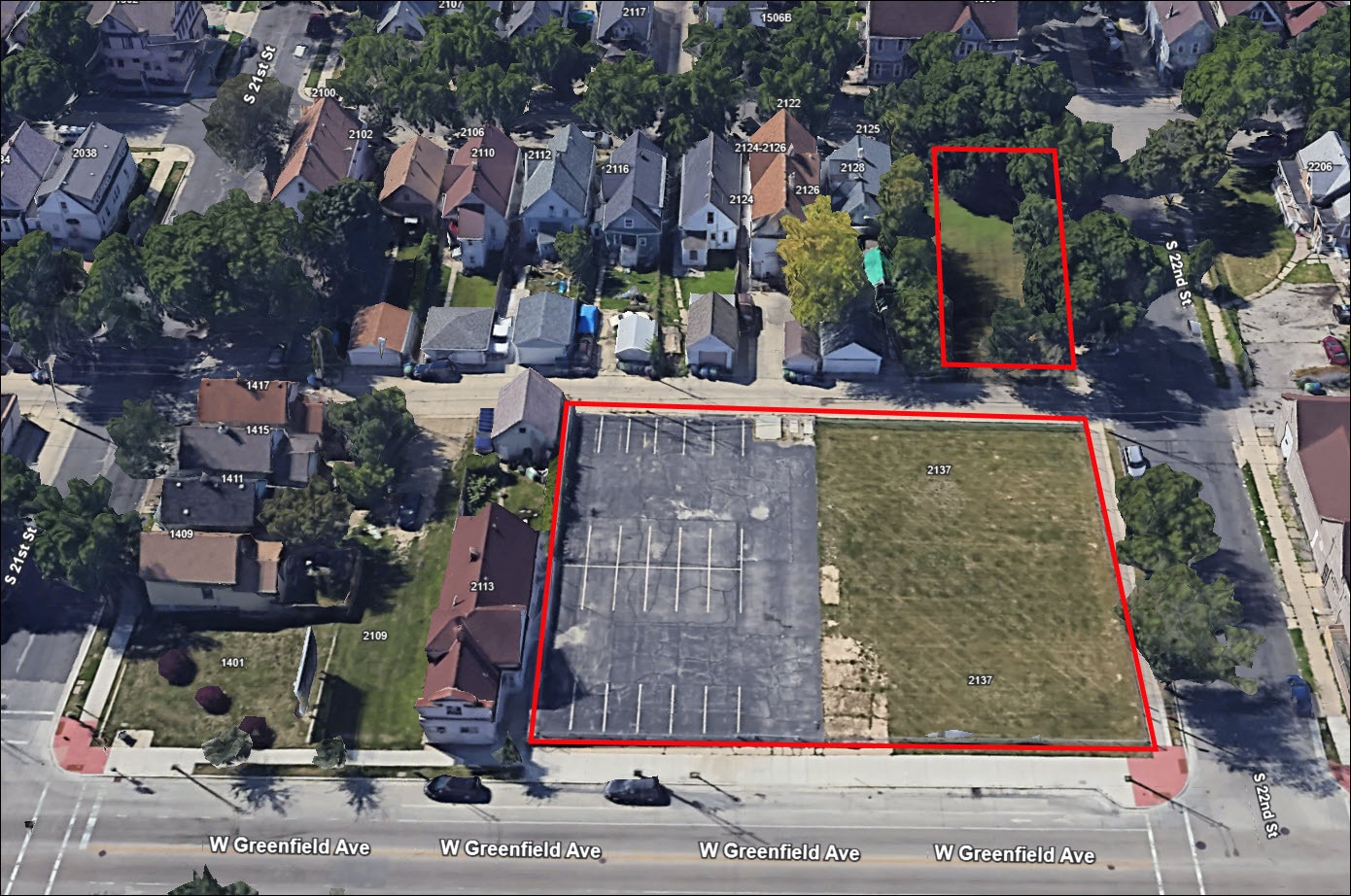 2137 W Greenfield Ave, Milwaukee, WI for sale Aerial- Image 1 of 4