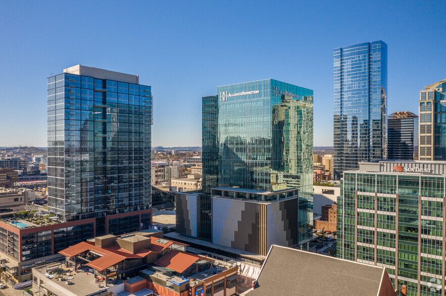 501 Commerce, Nashville, TN for lease - Aerial - Image 2 of 10