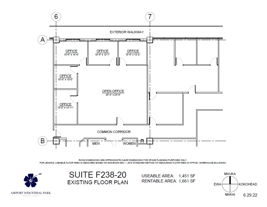 3375 Koapaka St, Honolulu, HI for lease Floor Plan- Image 1 of 2