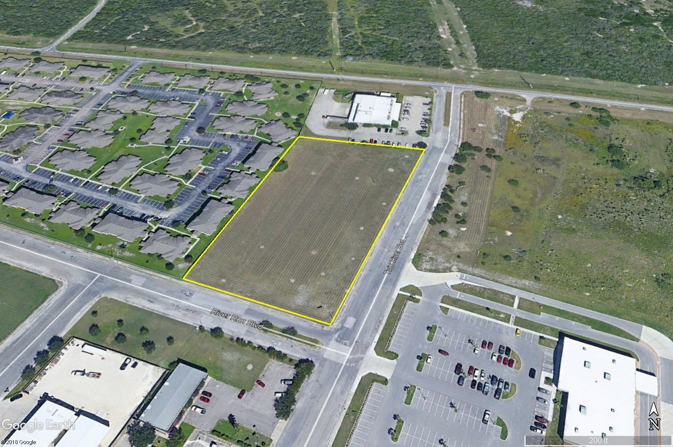 River Run Blvd @ Twin River Blvd, Corpus Christi, TX for sale Aerial- Image 1 of 3