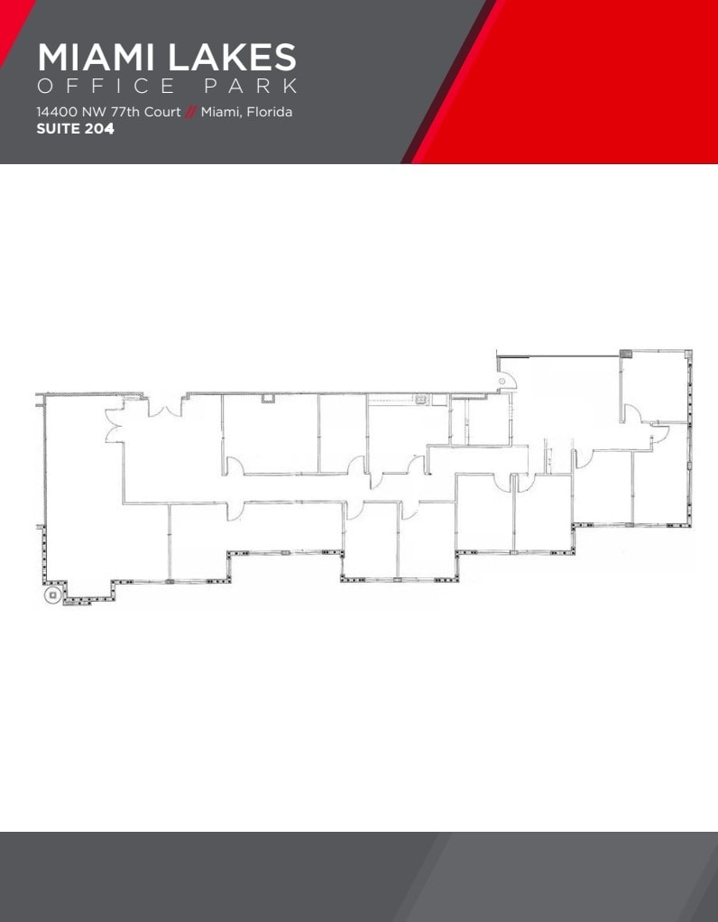 14400 NW 77th Ct, Miami Lakes, FL for lease Floor Plan- Image 1 of 1