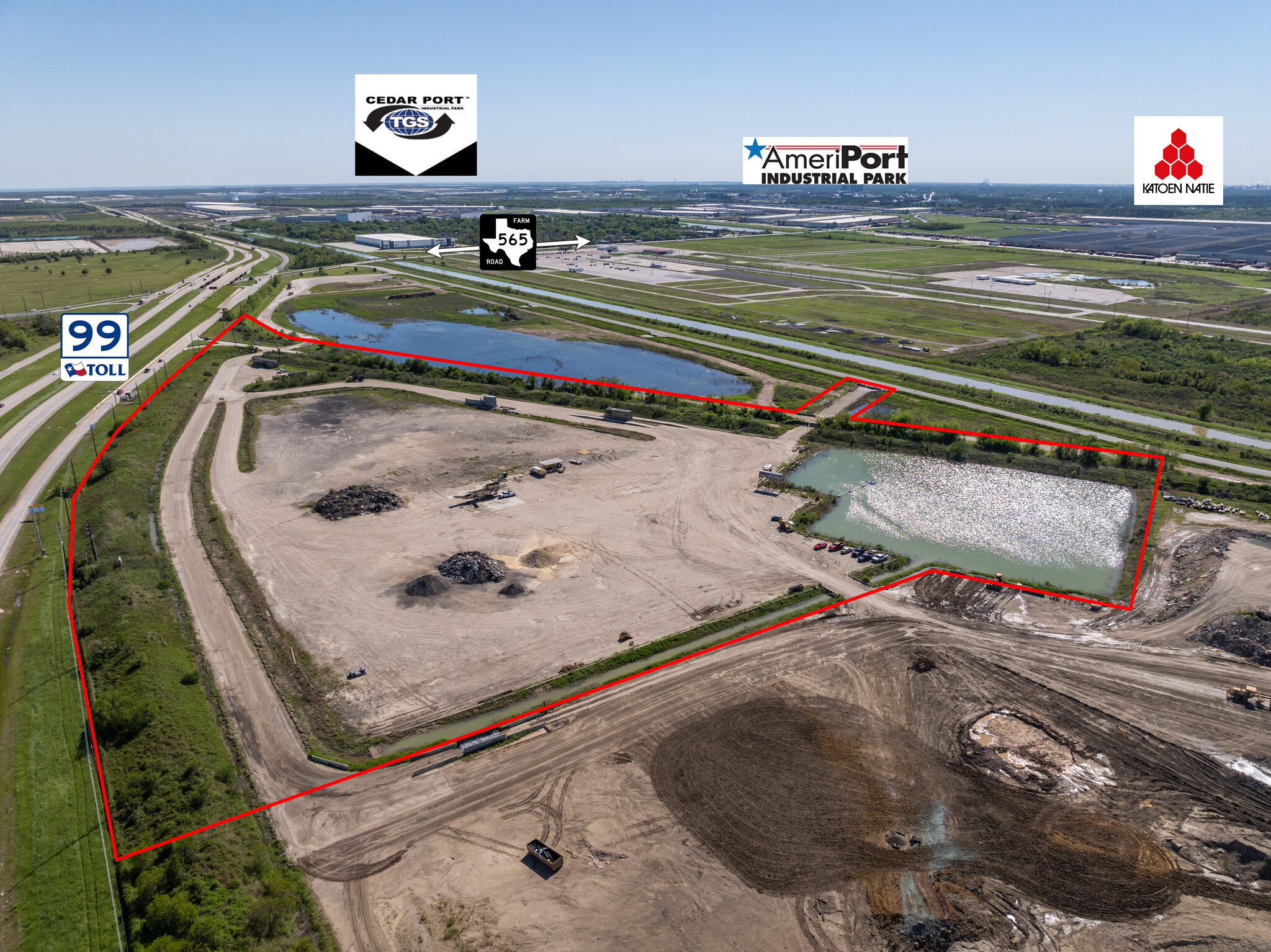 NWC FM 565 & SH 99, Baytown, TX for sale Aerial- Image 1 of 5