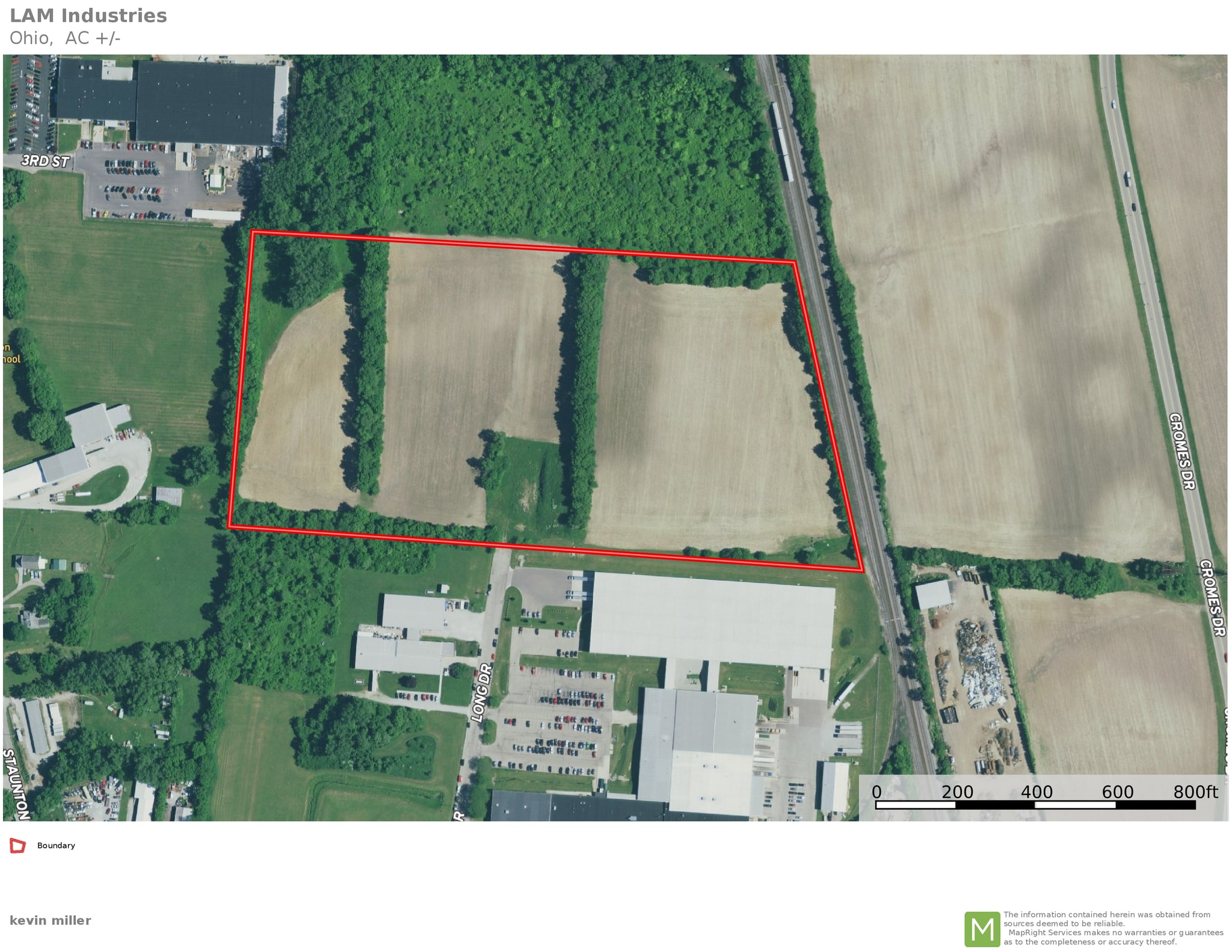 Statler Road, Piqua, OH for sale Aerial- Image 1 of 1