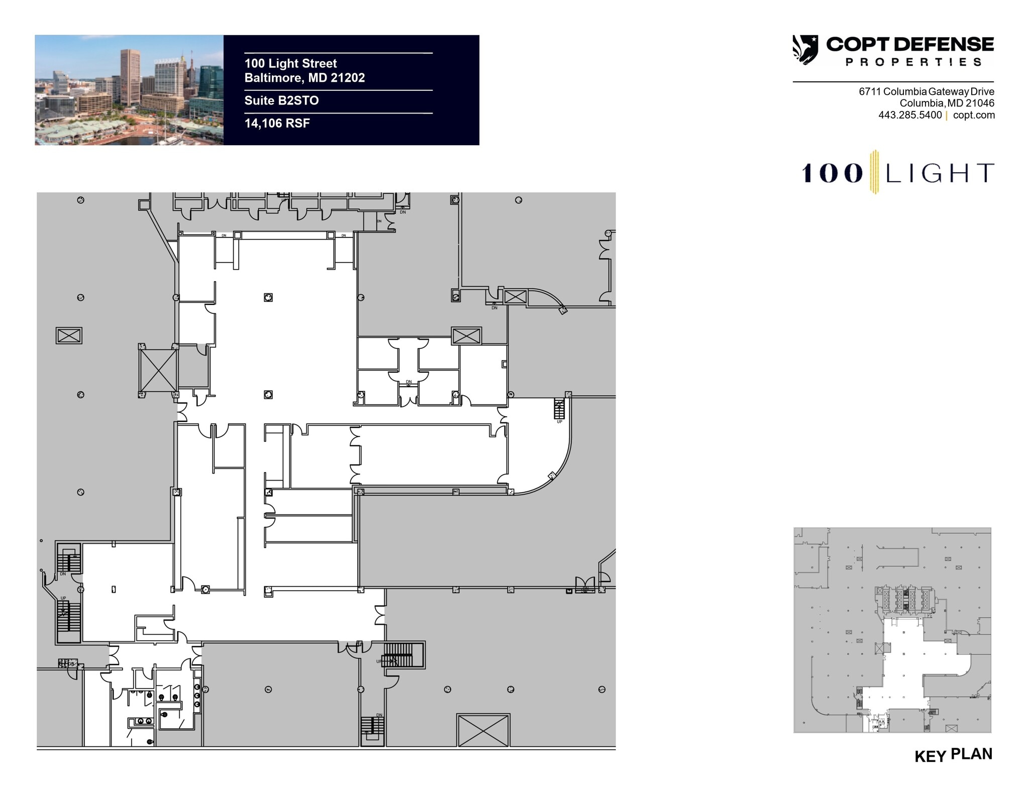 100 Light St, Baltimore, MD for lease Floor Plan- Image 1 of 1