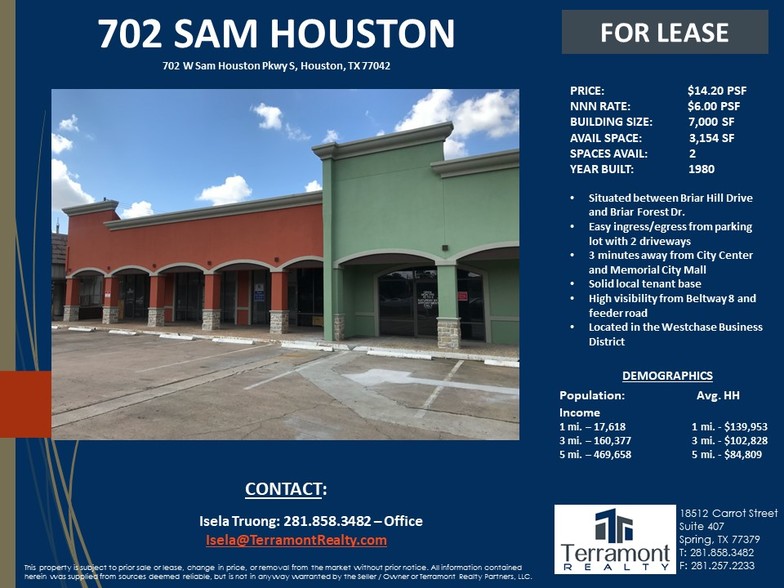 702 W Sam Houston Pky S, Houston, TX 77042 | LoopNet