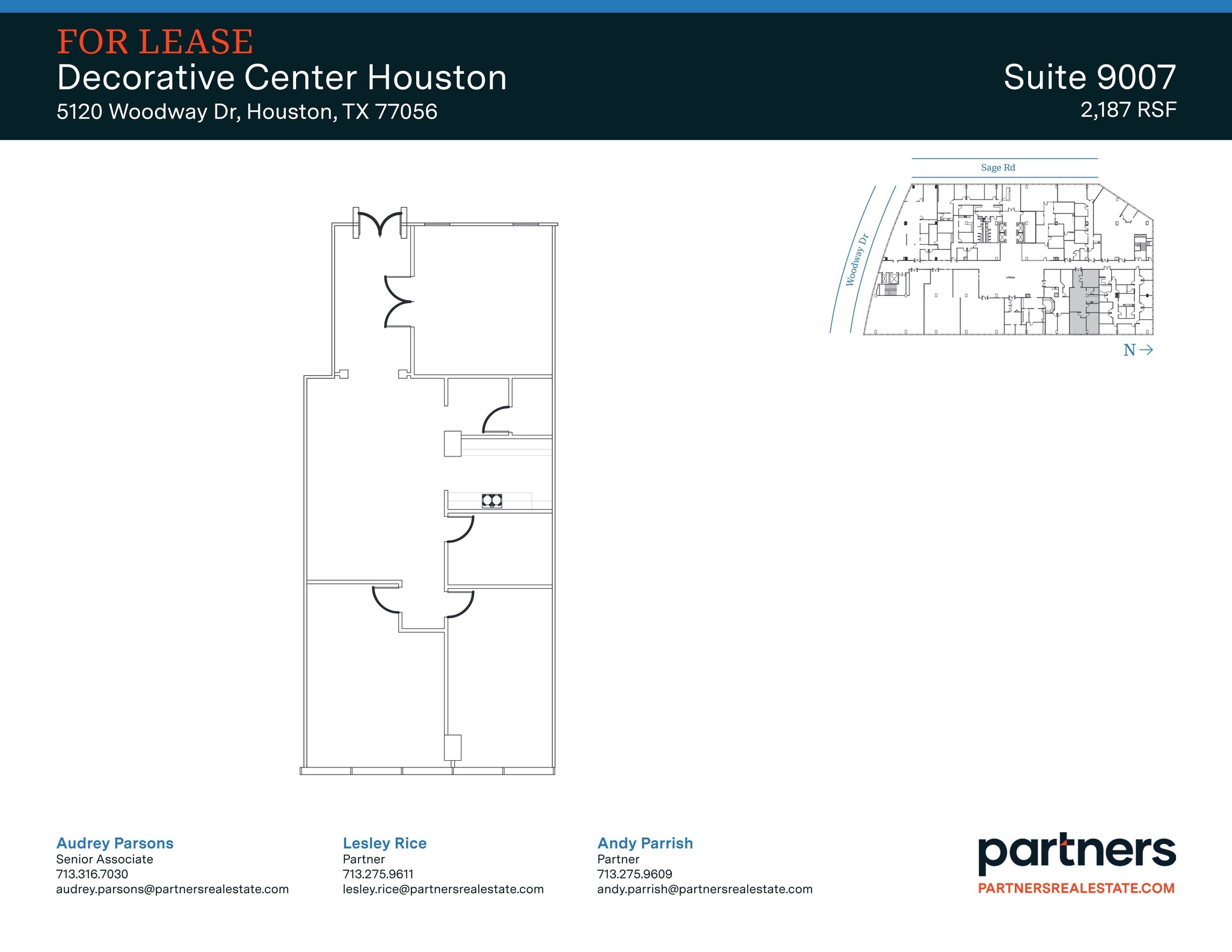 5120 Woodway Dr, Houston, TX for lease Site Plan- Image 1 of 1