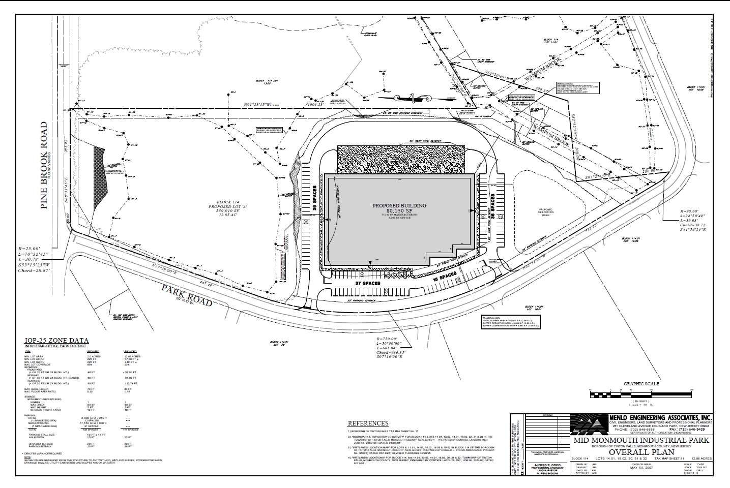 91 Park Rd, Tinton Falls, NJ for lease Site Plan- Image 1 of 1