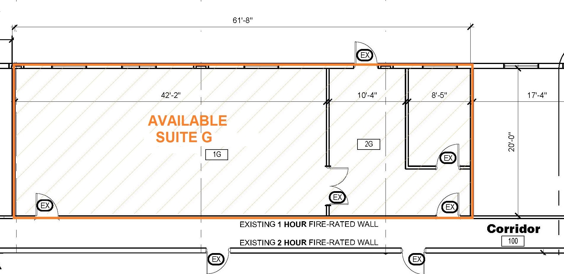 7275 W Joy Rd, Dexter, MI for lease Floor Plan- Image 1 of 5