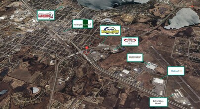 990 Highway 10 W, Detroit Lakes, MN - aerial  map view - Image1