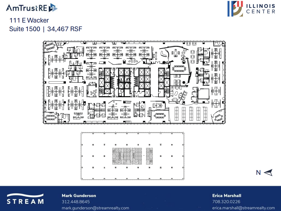 111 E Wacker Dr, Chicago, IL for lease Floor Plan- Image 1 of 1