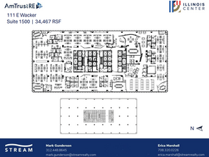 111 E Wacker Dr, Chicago, IL for lease Floor Plan- Image 1 of 1