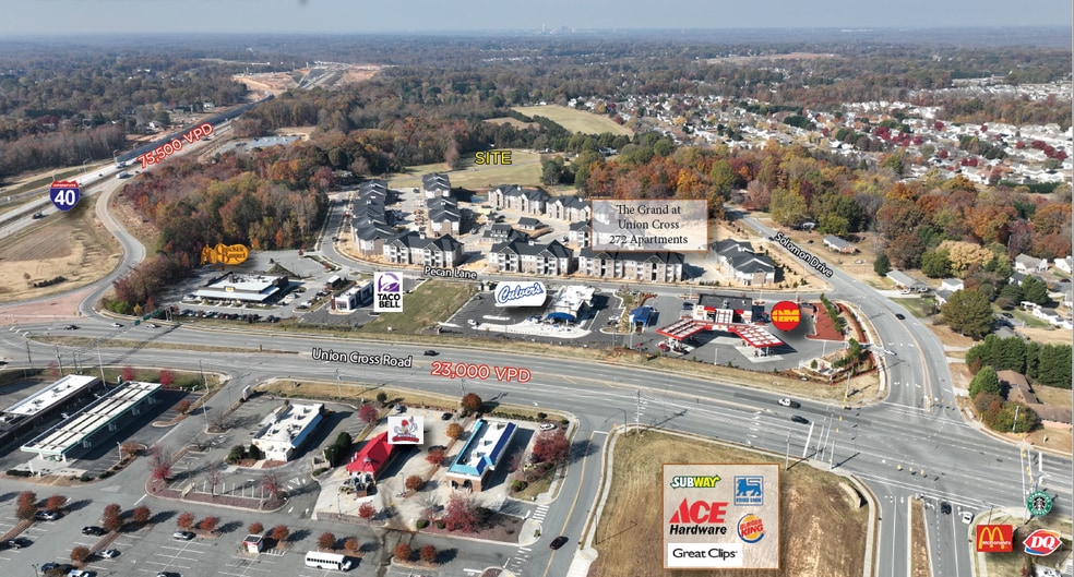 1630 Pecan Ln, Kernersville, NC for sale - Aerial - Image 3 of 6