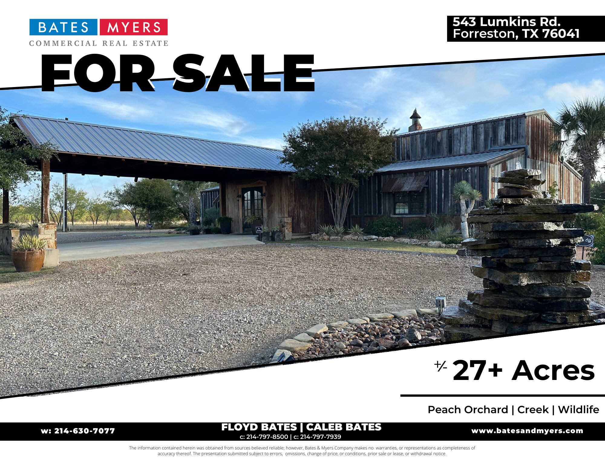 543 Lumkins Rd, Forreston, TX for sale Primary Photo- Image 1 of 1