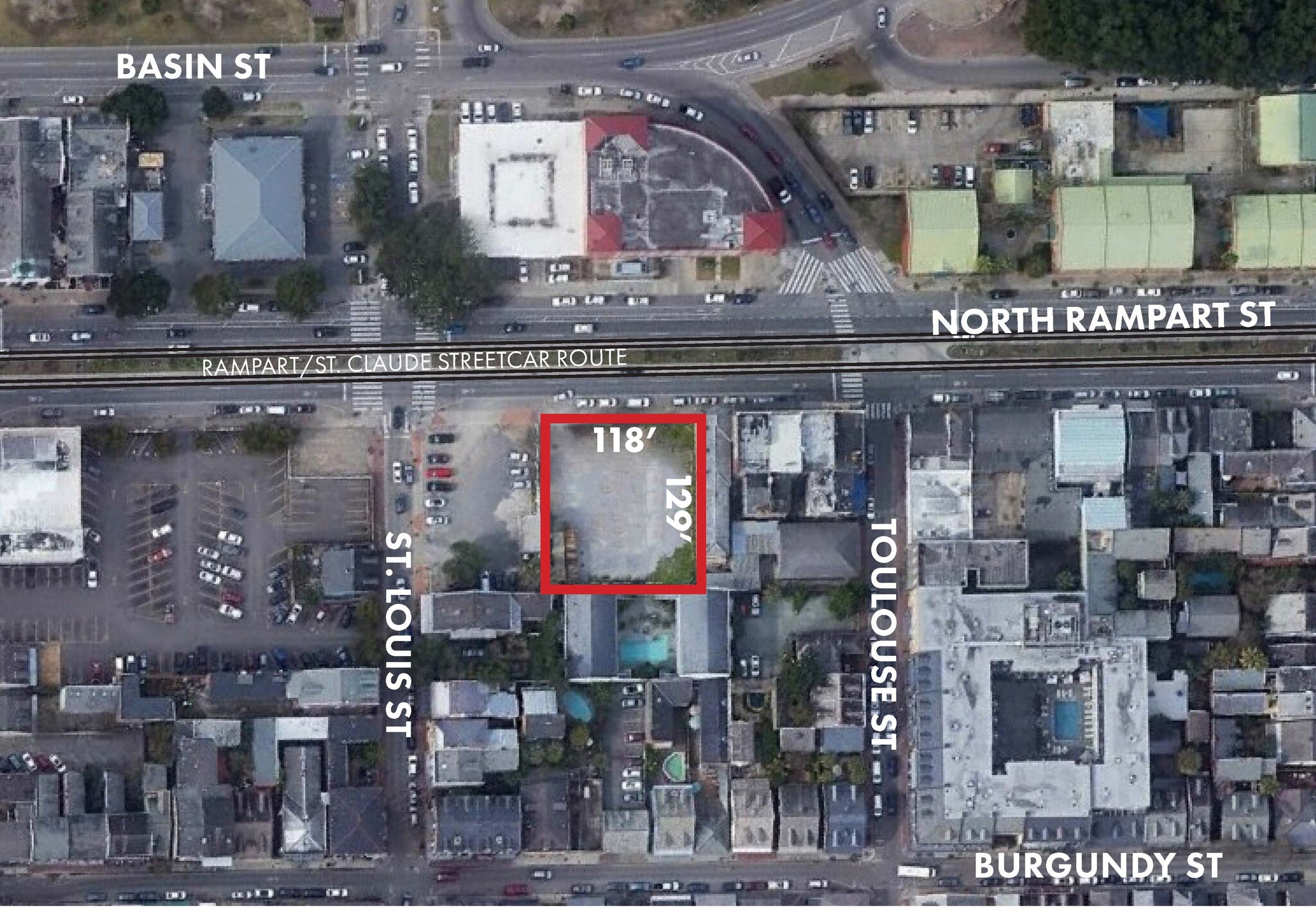 524 N Rampart St, New Orleans, LA for sale Aerial- Image 1 of 3