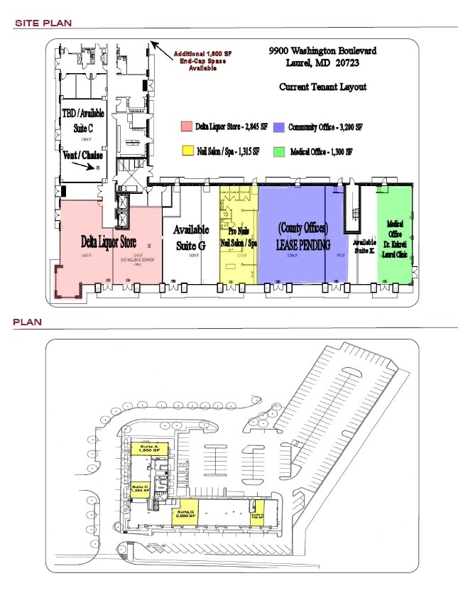 9900 Washington Blvd, Laurel, MD for sale Site Plan- Image 1 of 1