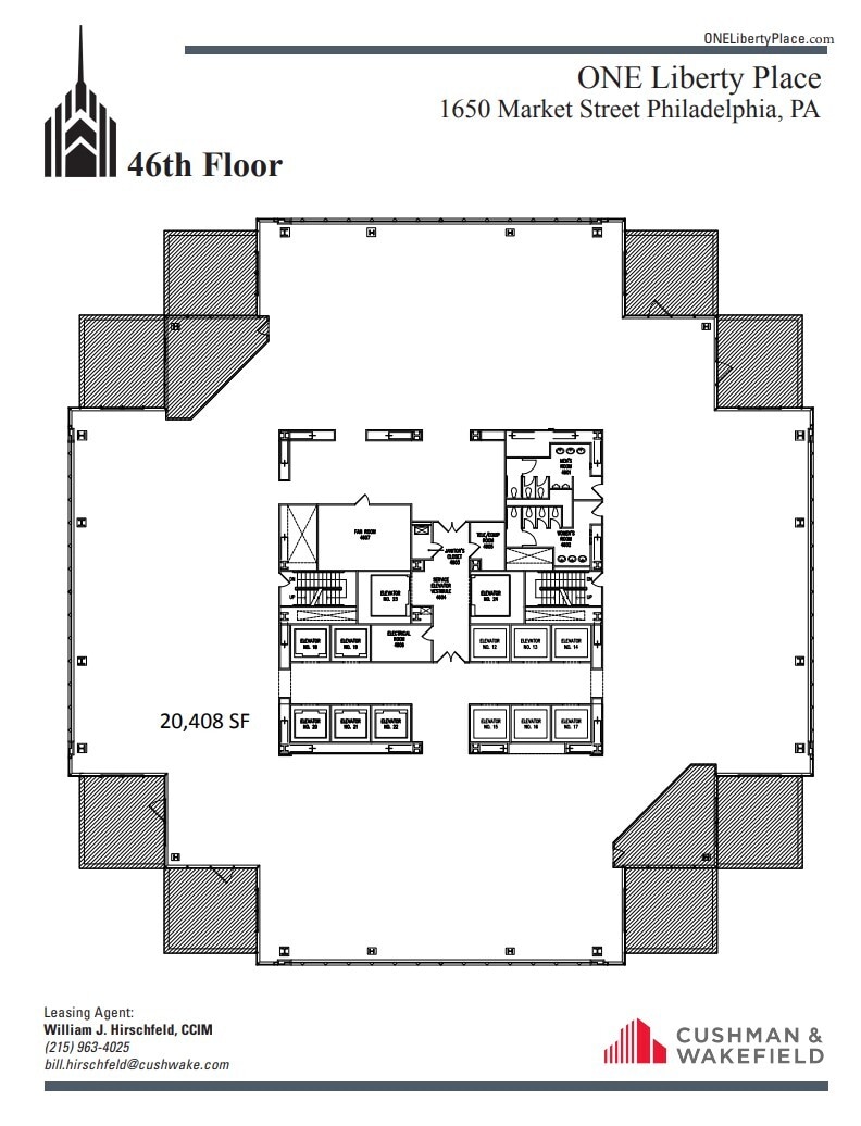 1650 Market St, Philadelphia, PA for lease Floor Plan- Image 1 of 1