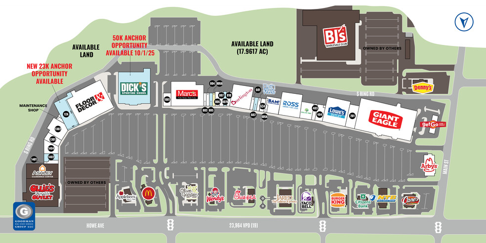 510-590 Howe Ave, Cuyahoga Falls, OH for lease - Site Plan - Image 3 of 13