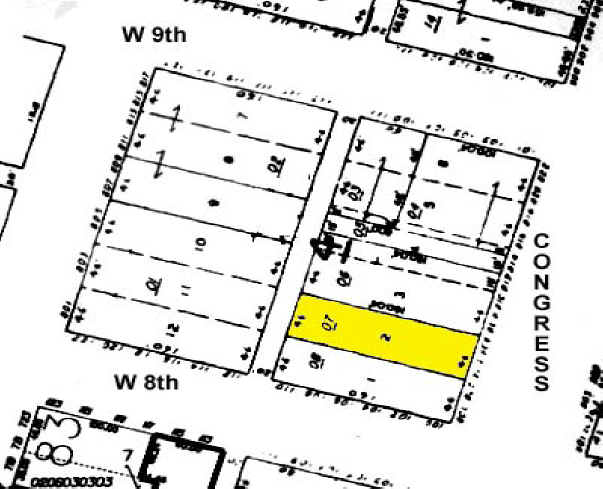 804 Congress Ave, Austin, TX for lease - Plat Map - Image 2 of 14