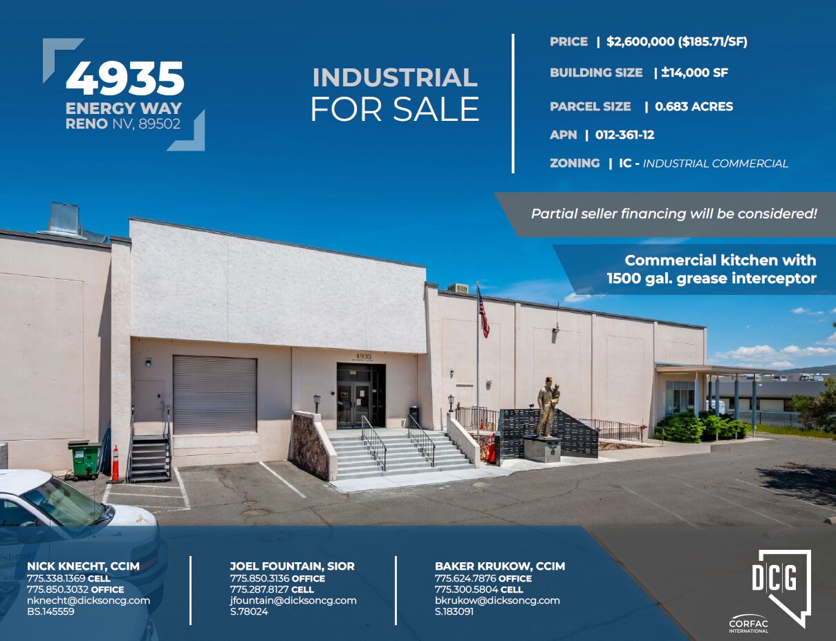 4935 Energy Way, Reno, NV for sale Building Photo- Image 1 of 1