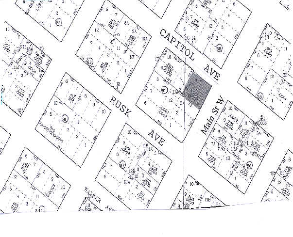 900 Capitol St, Houston, TX for lease - Plat Map - Image 2 of 9