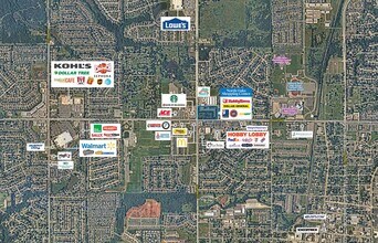 723-821 W Danforth Rd, Edmond, OK - Aerial  map view