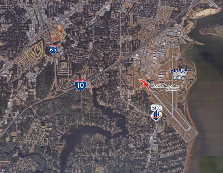 2611 Dauphin Island Pkwy, Mobile, AL for sale - Aerial - Image 2 of 3