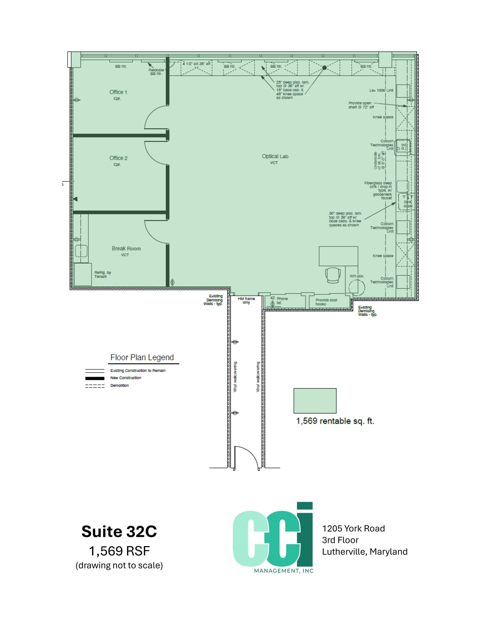 1205 York Rd, Lutherville, MD for lease Site Plan- Image 1 of 1