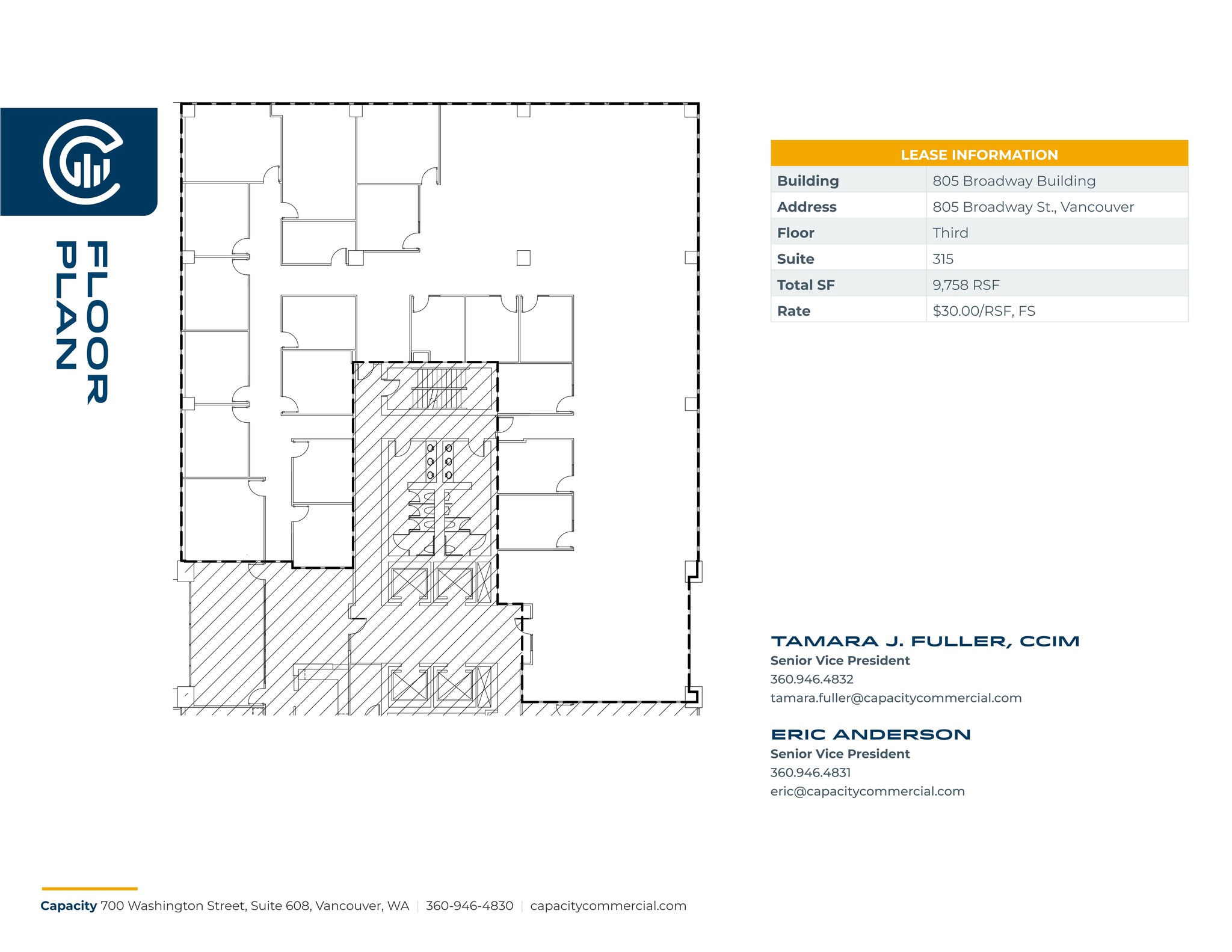 805 Broadway St, Vancouver, WA for lease Site Plan- Image 1 of 1