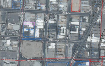 1551 S Commerce St, Las Vegas, NV - aerial  map view