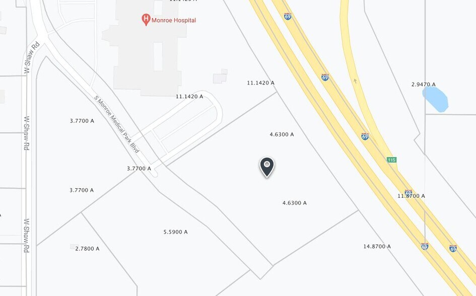 4171 S Monroe Medical Park Blvd, Bloomington, IN for sale - Plat Map - Image 3 of 4