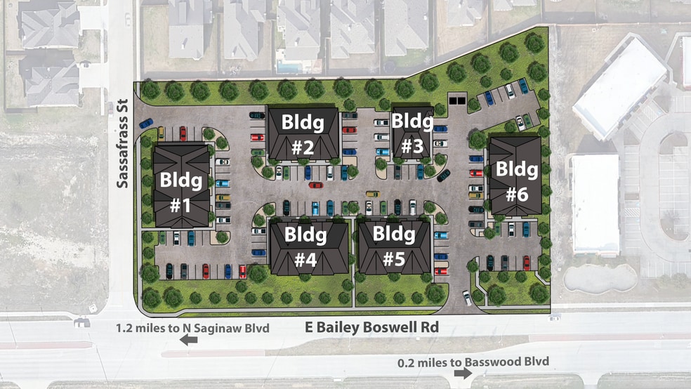 East Bailey Boswell Rd, Saginaw, TX for lease - Building Photo - Image 1 of 7