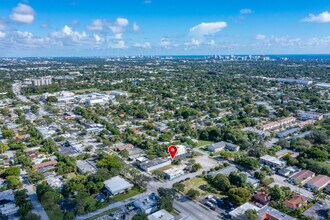 1408 NE 4th Ave, Fort Lauderdale, FL - AERIAL map view - Image1