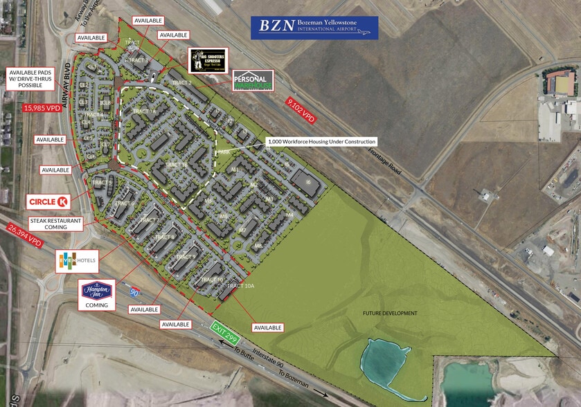 Airport Boulevard & Frontage Rd, Belgrade, MT for lease - Building Photo - Image 2 of 10