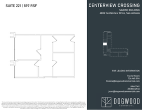 4538 Centerview Dr, San Antonio, TX for lease Floor Plan- Image 1 of 1