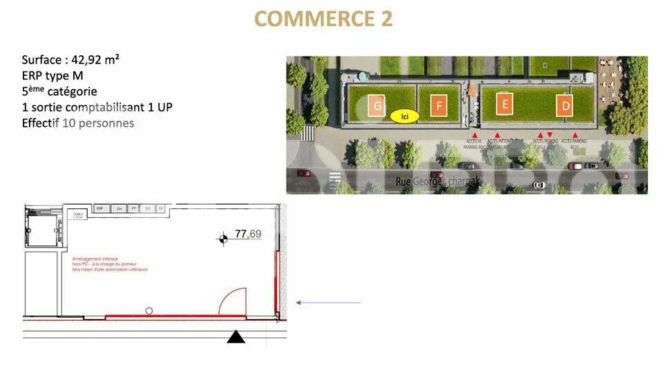 Retail in Brétigny-sur-Orge for lease - Site Plan - Image 3 of 4