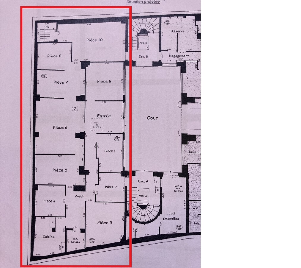 21 Rue Des Jeuneurs, Paris, PAR 75002 - Unit Lot 1 -  - Floor Plan - Image 1 of 6