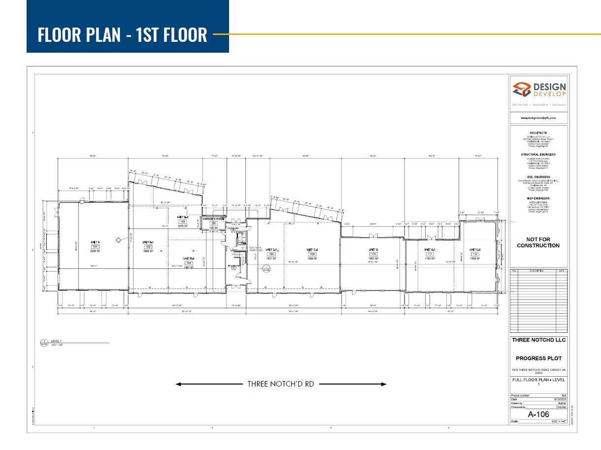 5370 Three Notch D Rd, Crozet, VA for lease Floor Plan- Image 1 of 1