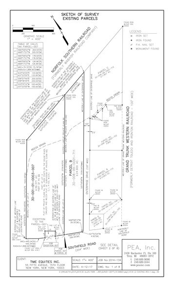 Enterprise Drive, Allen Park, MI for sale - Site Plan - Image 2 of 3