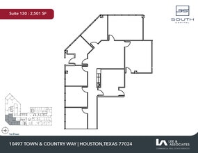 10497 Town & Country Way, Houston, TX for lease Floor Plan- Image 1 of 2