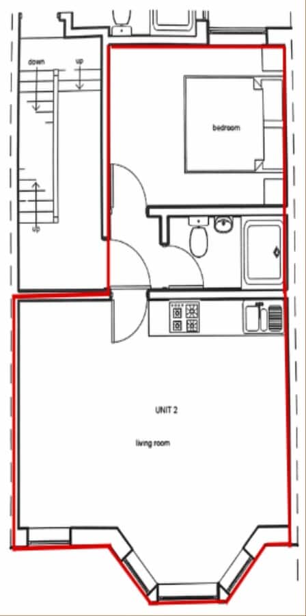 34-36 Albany Rd, Cardiff, VGL CF24 3RQ - Unit 34 - - Floor Plan - Image 1 of 2