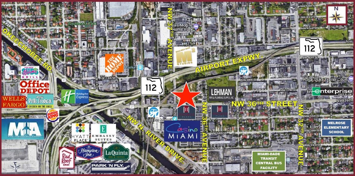 NW 36th Street & NW 37th Avenue, Miami, FL for sale Aerial- Image 1 of 1