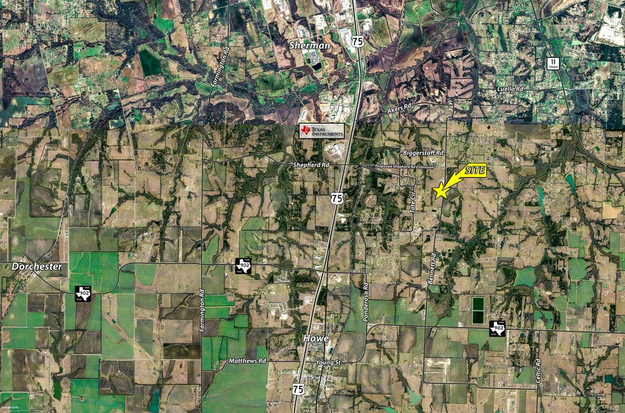 4732 Bennett Rd, Howe, TX for lease - Aerial - Image 2 of 17