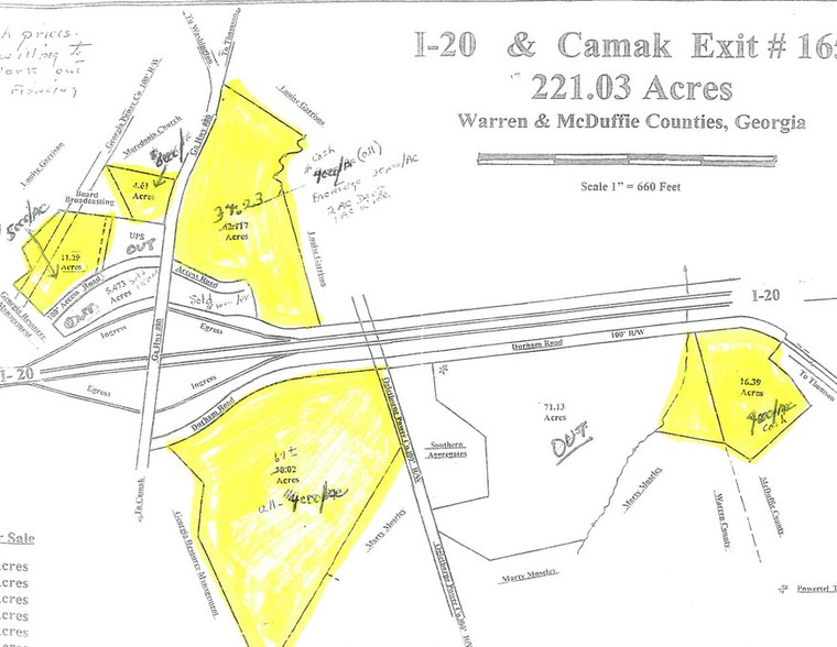 Highway 80, Camak, GA for sale - Other - Image 1 of 1