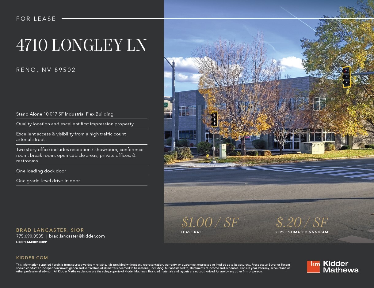 4710 Longley Ln, Reno, NV for lease Building Photo- Image 1 of 2