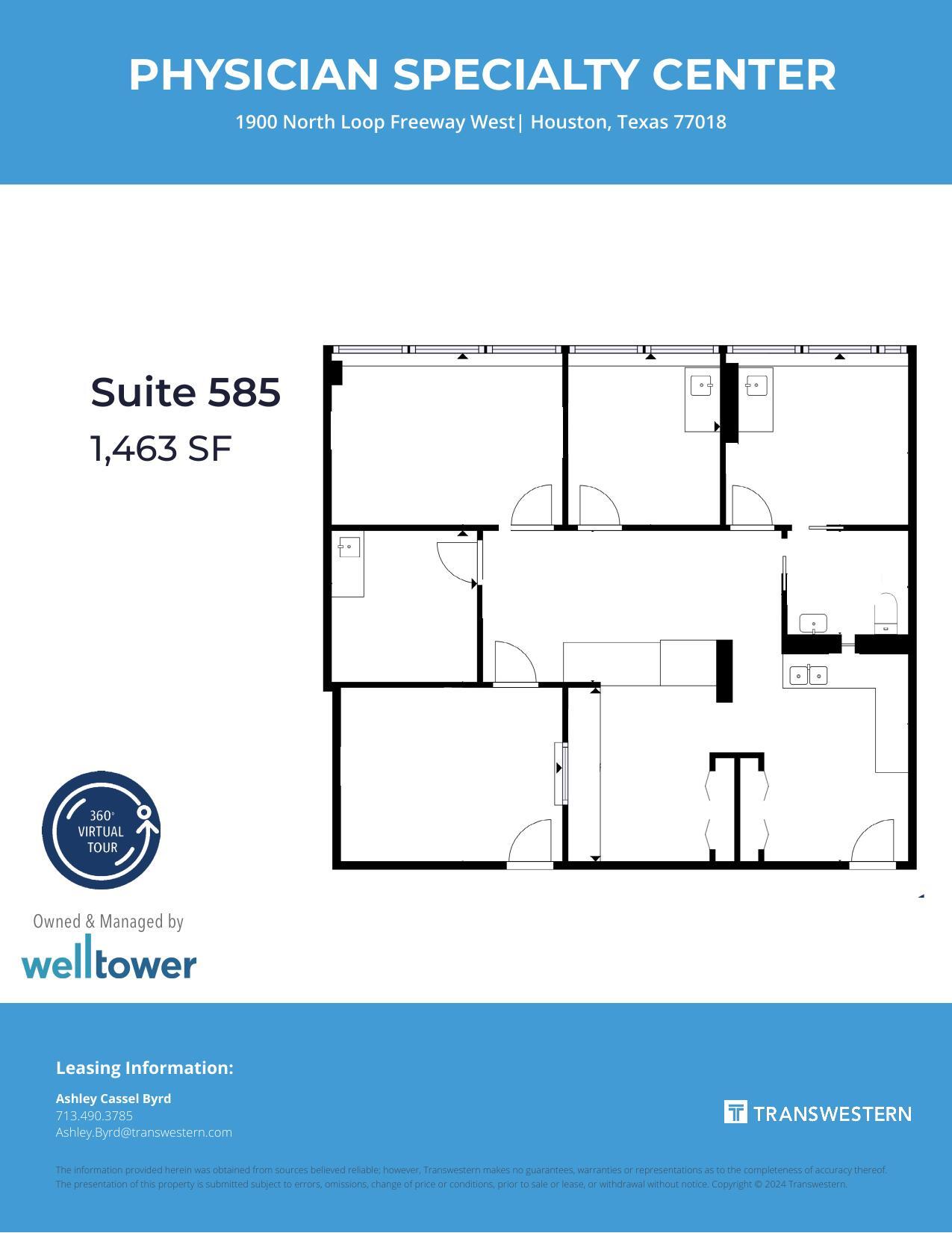 1900 North Loop W, Houston, TX for lease Floor Plan- Image 1 of 1